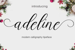 Adeline Font: Elegant Script for Handmade Labels