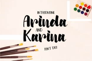 Arinda Karina Duo: A Handwritten Font for Polished Branding