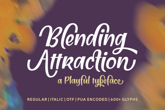 Blending Attraction: The Perfect Script Font for Engaging Campaigns