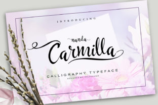 Carmilla: A Modern Calligraphy Font for Elegant Branding
