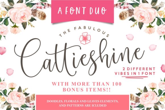 Cattieshine: A Fun and Elegant Script Font for Your Campaigns