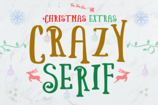 Crazy Serif: A Hand Lettered Font for Creative Makers