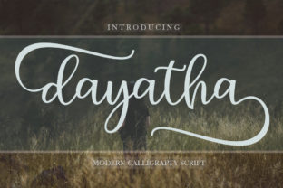 Dayatha: A Sweet Calligraphy Font for Editorial Charm