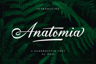 Discover the Elegance of Anatomia Script Font
