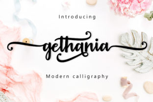 Discover the Elegance of Gethania Script Font