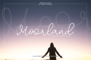 Discover the Elegance of Moorland: A Handmade Calligraphy Font