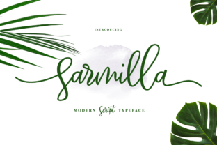 Discover the Elegance of Sarmilla Script Font