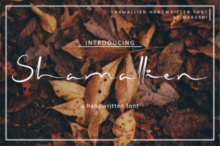 Discover the Elegance of Shamallien Script Font