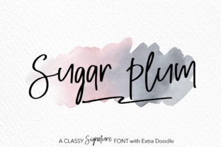 Discover the Elegance of Sugar Plum Font