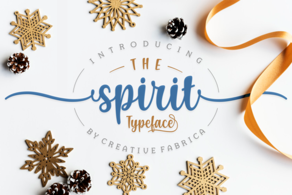 Discover The Spirit: A Festive Handwritten Font for Editors