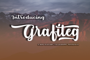 Elevate Your Craft with Grafiteg Script Font