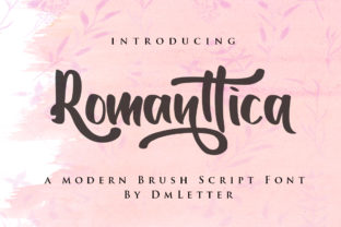 Enhance Your Brand with Romanttica: A Modern Handwritten Brush Font