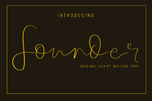 Founder: A Classy Script Font for Handmade Creations