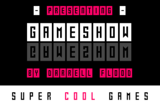 Gameshow: A Modern Twist for Futuristic and TV-Themed Designs