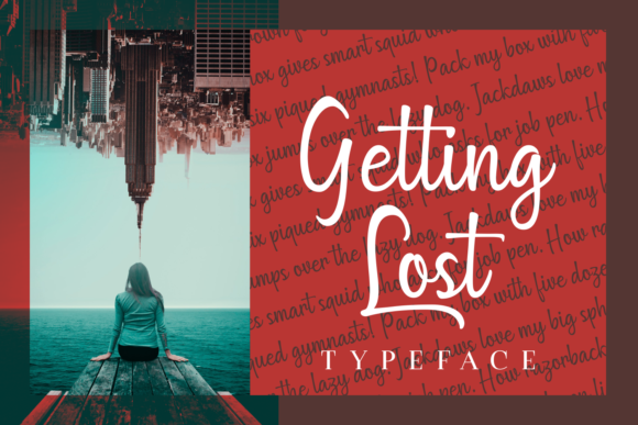 Getting Lost: A Unique Script Handwritten Font