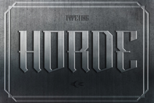 Horde: A Modern and Elegant Blackletter Font