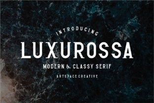 Luxurossa: Elevate Your Web Design with a Classy Serif Font