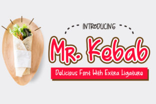 Mr. Kebab: A Striking Script Handwritten Font for Crafters