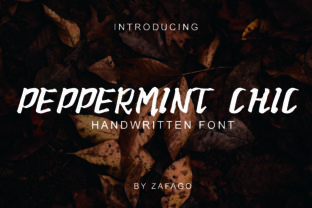 Peppermint Chic: A Modern Handwritten Font for Bold Campaigns