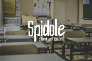 Spidole: A Striking Handwritten Font for Editorial Design