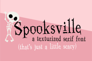 Spooksville: A Unique Serif Font for Creative Branding