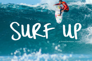 Surf Up: A Hand-Brushed Font for Editorial Elegance
