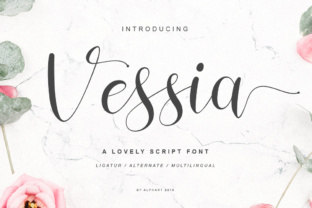Vessia Script: A Modern and Fresh Font for Elegant Publishing