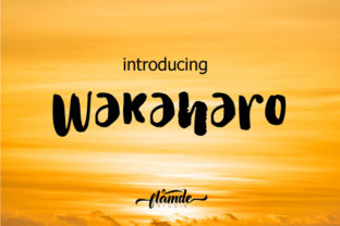 Wakaharo: A Bold and Fun Font for Your Brand