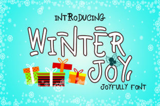 Winter Joy: A Charming Handwritten Font for Holiday Campaigns