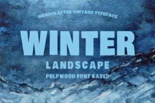 Winter Landscape: A Modern Serif Font for Creative Makers